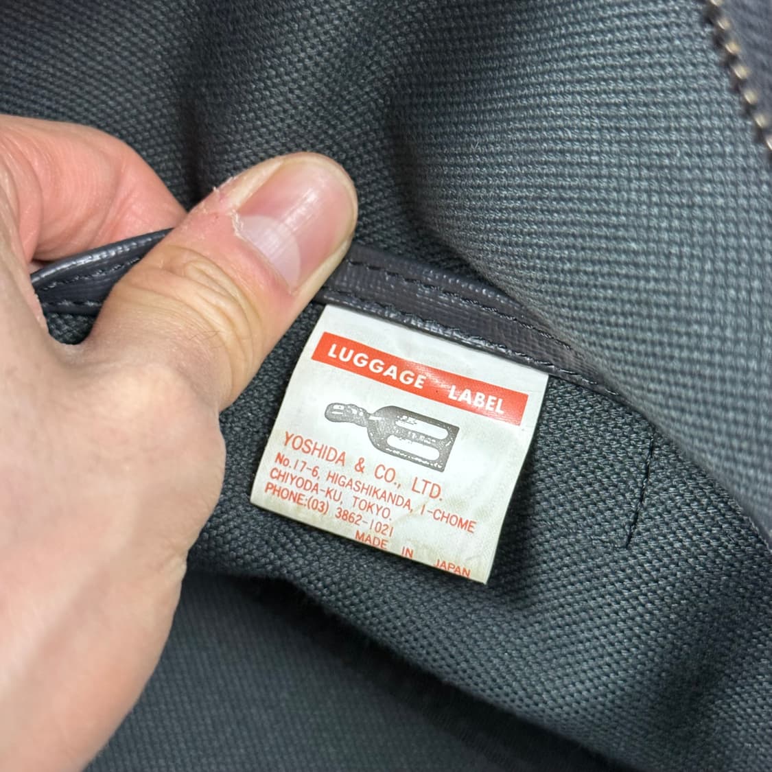 요시다포터 러기지라벨 라이너 숄더백 블랙 상품이미지9