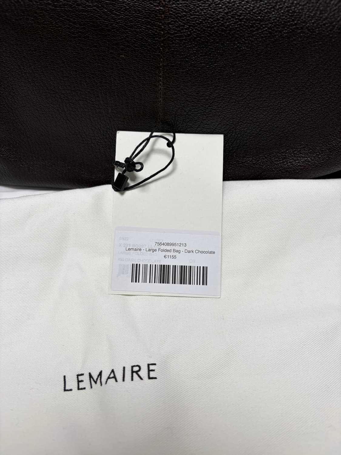 르메르 라지 폴디드 백 다크초콜렛 상품이미지10