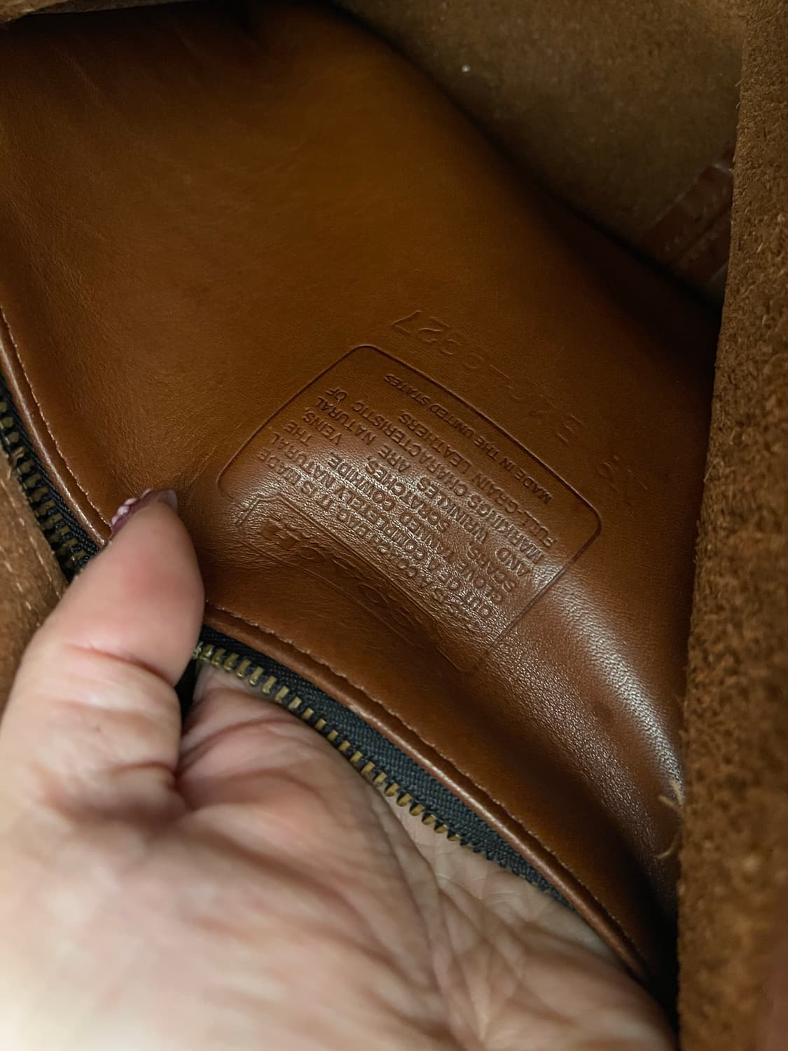 코치 빈티지 올드코치 브라운 가죽 willis 숄더백 상품이미지3