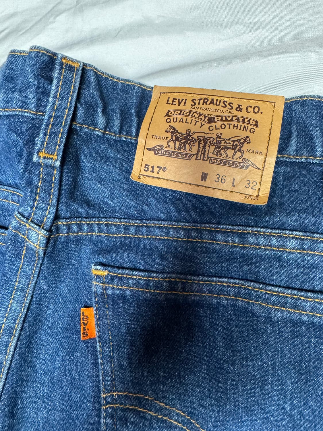 90s 리바이스 517 부츠컷 USA MADE 데드스탁 상품이미지3
