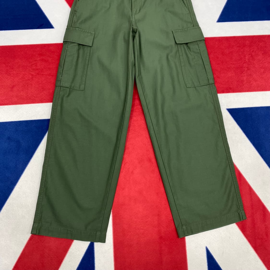 유니클로 뒷밴딩 카고바지 S 상품이미지3