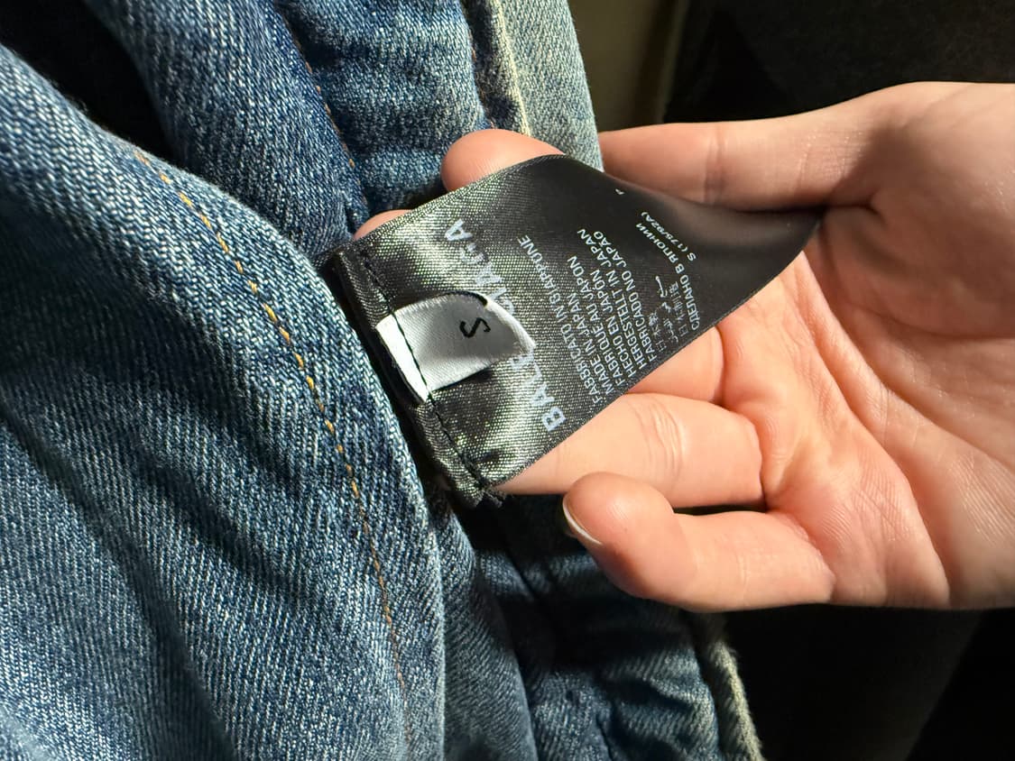 발렌시아가 패디드 청자켓 상품이미지3