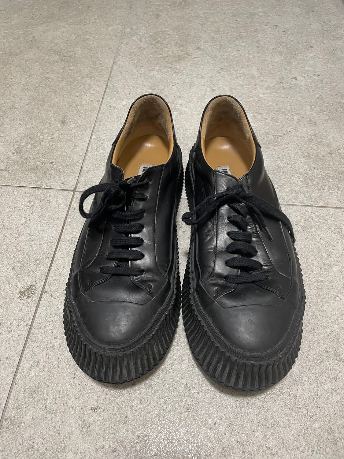 Jil Sander 질샌더 레이스업 로우탑 스니커즈 eu41 상품이미지1