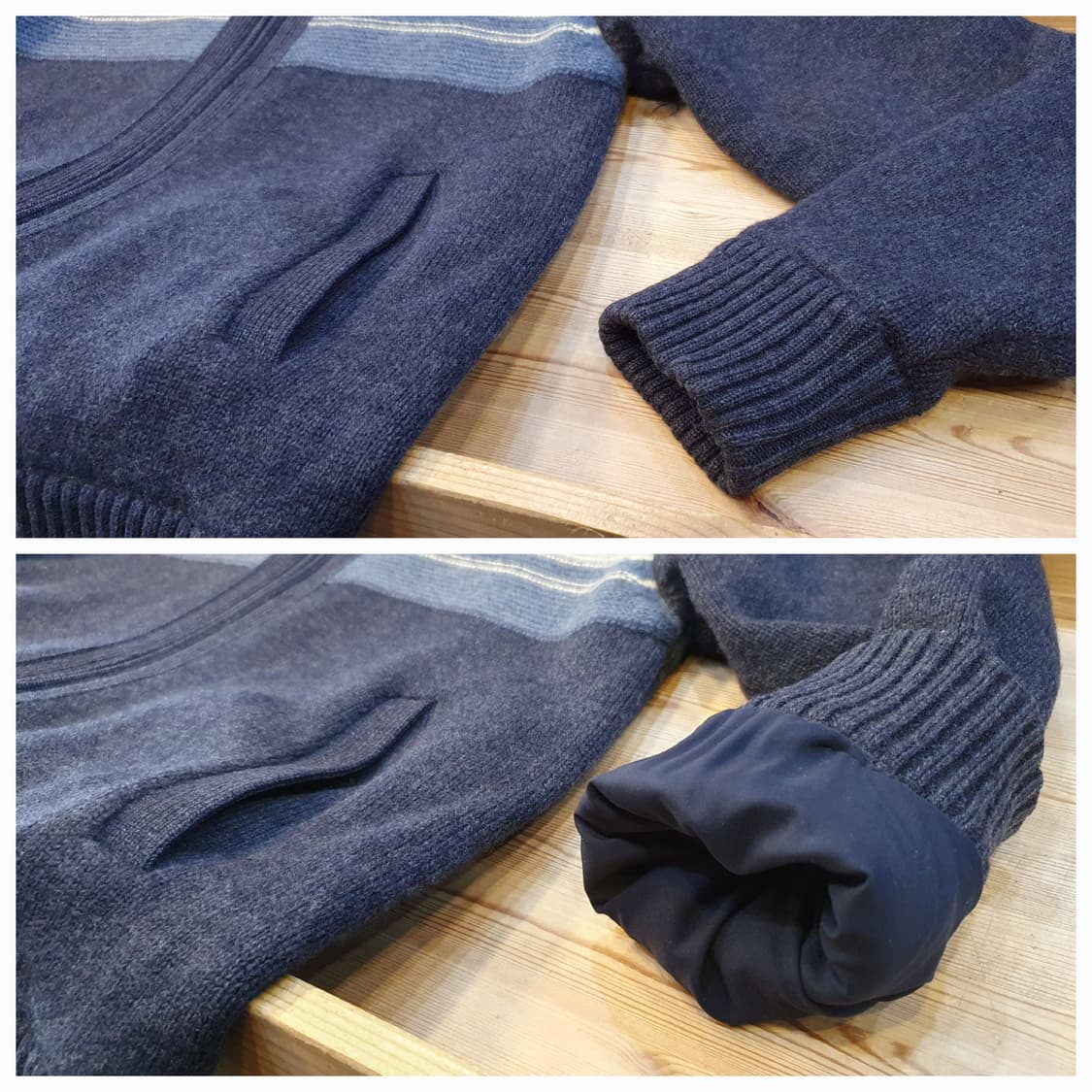 95.라코스테 방풍 집업니트 상품이미지4