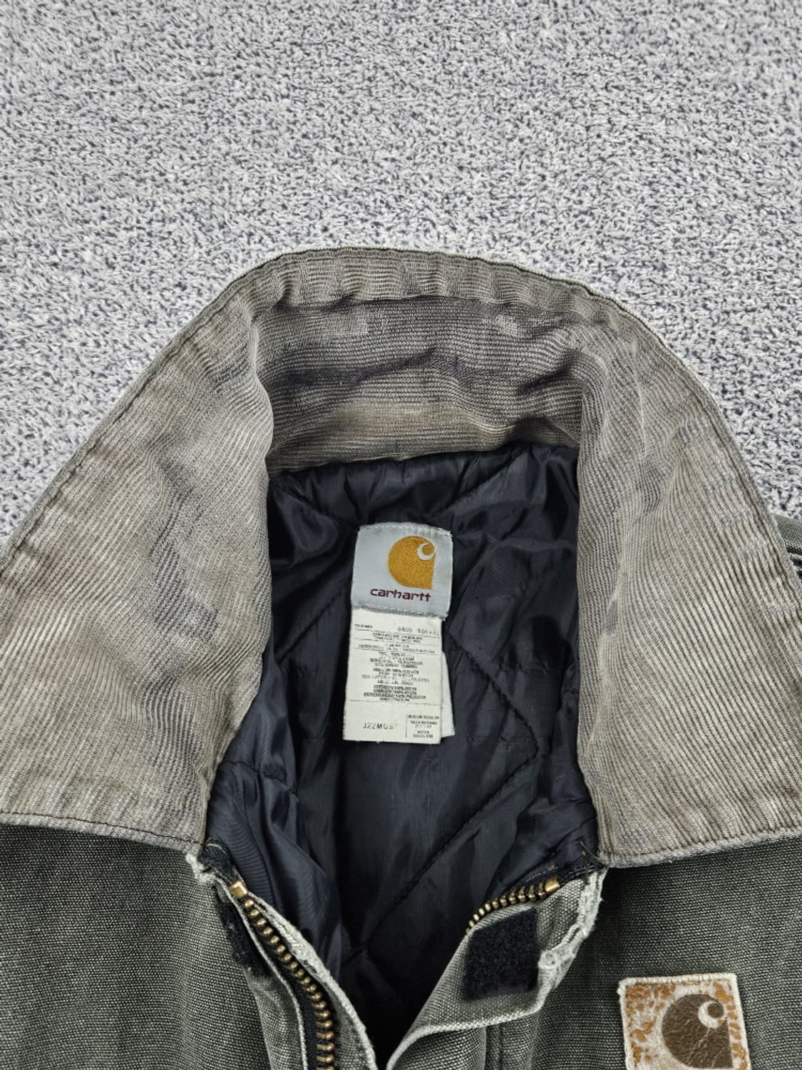 칼하트 J22 캔버스 디트로이트 워크 자켓 ( M ) / 10145 상품이미지10