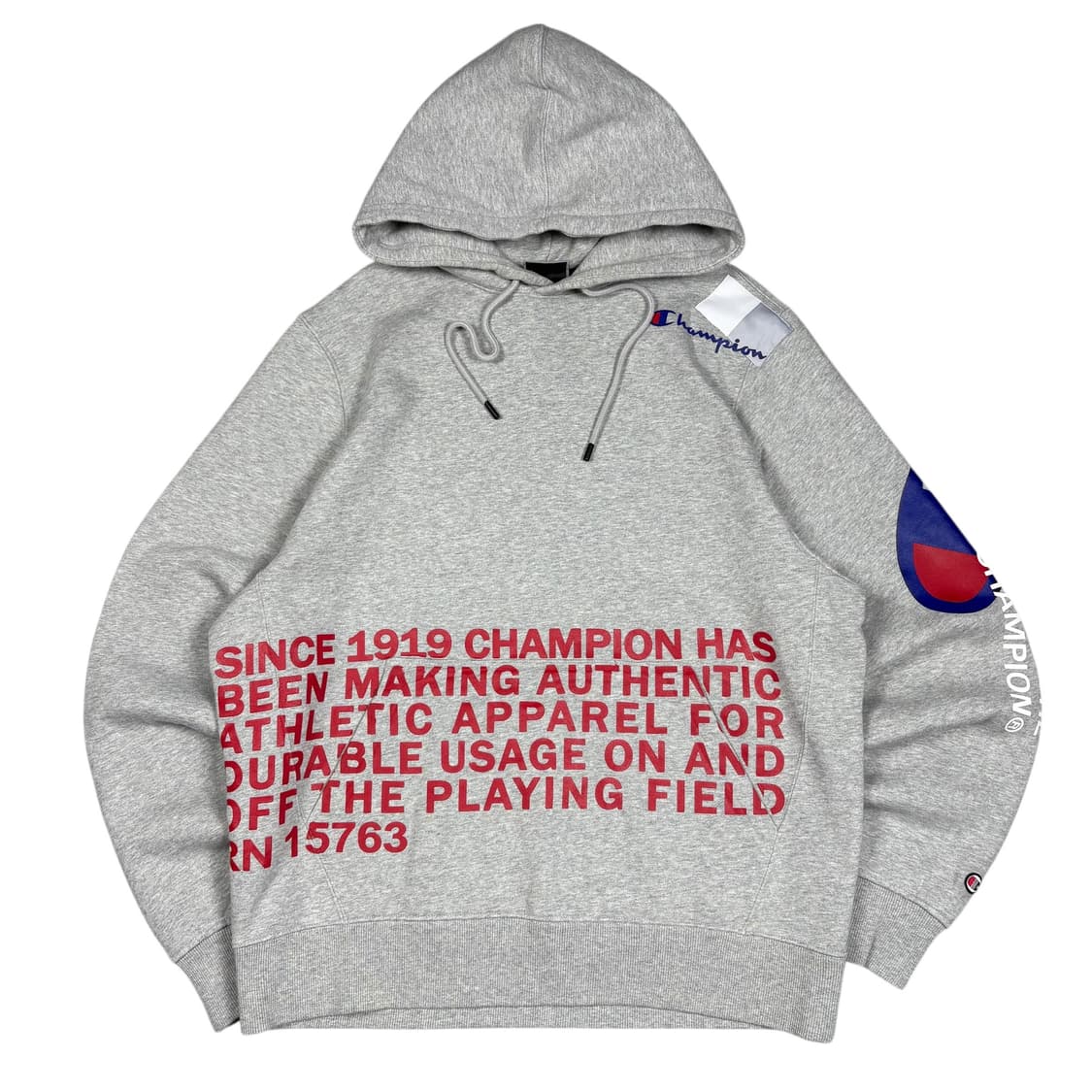 챔피온 그레이컬러 후드티 상품이미지1