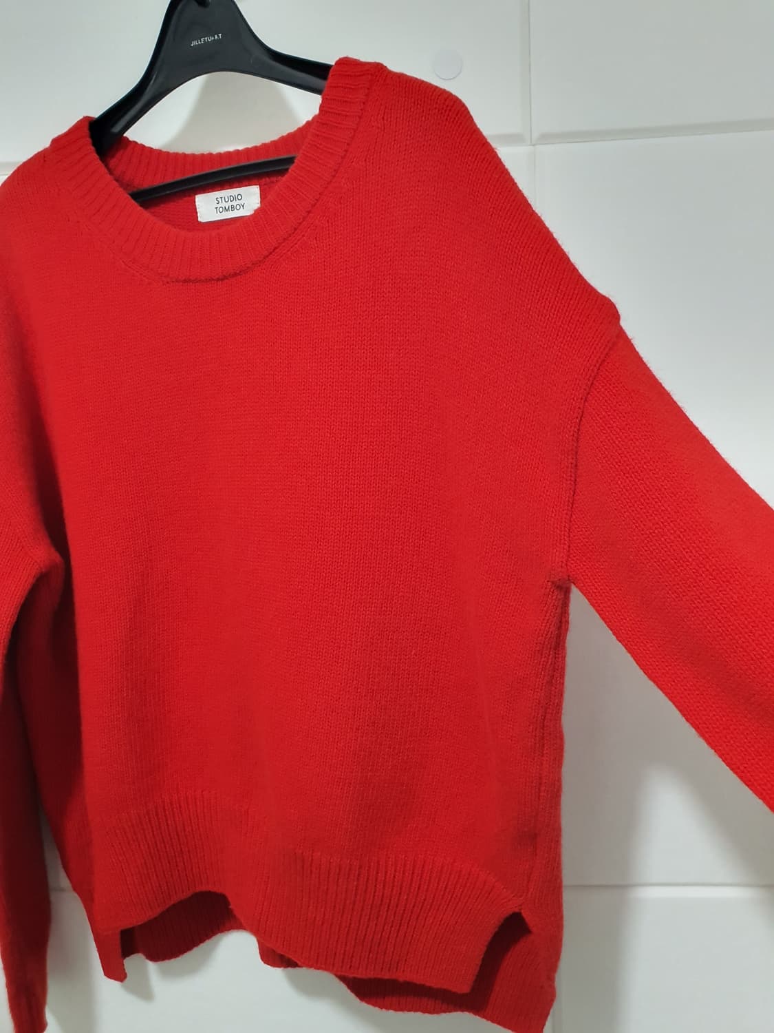 스튜디오톰보이 언발란스 컷팅 라운드 니트 사이즈 F 상품이미지6