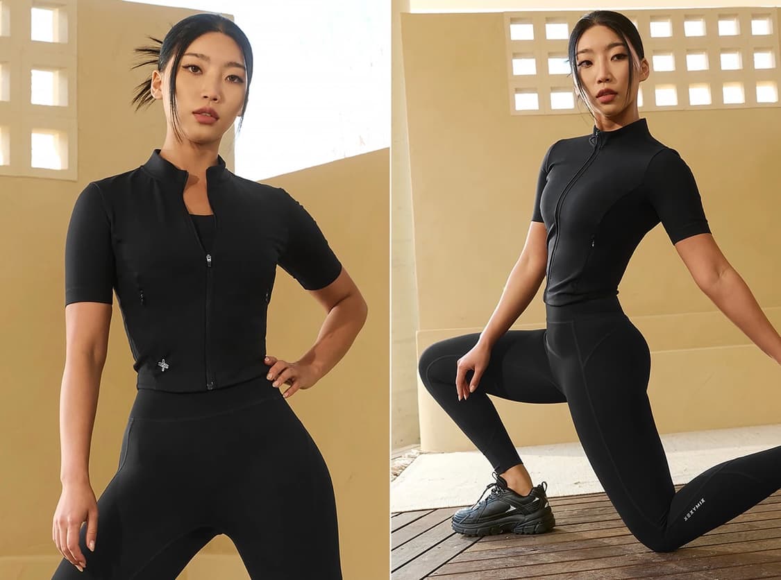 젝시미스 반팔집업 상품이미지1