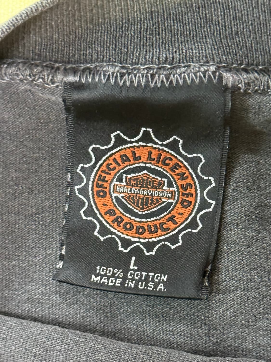 할리데이비슨 더 크롬 에이지 빈티지 티셔츠 90s usa 상품이미지3