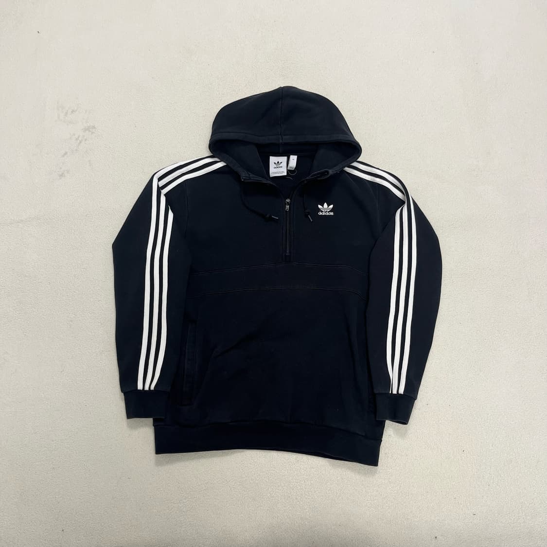 Adidas black Firebird half-zip hoodie 상품이미지5