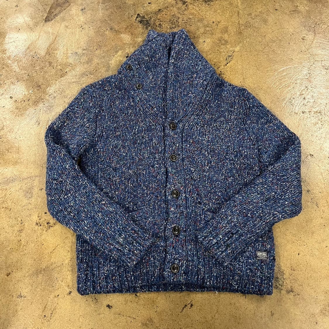 [정품] 폴로 데님앤서플라이 랄프로렌 블루 꽈배기 니트 가디건 b10 상품이미지2