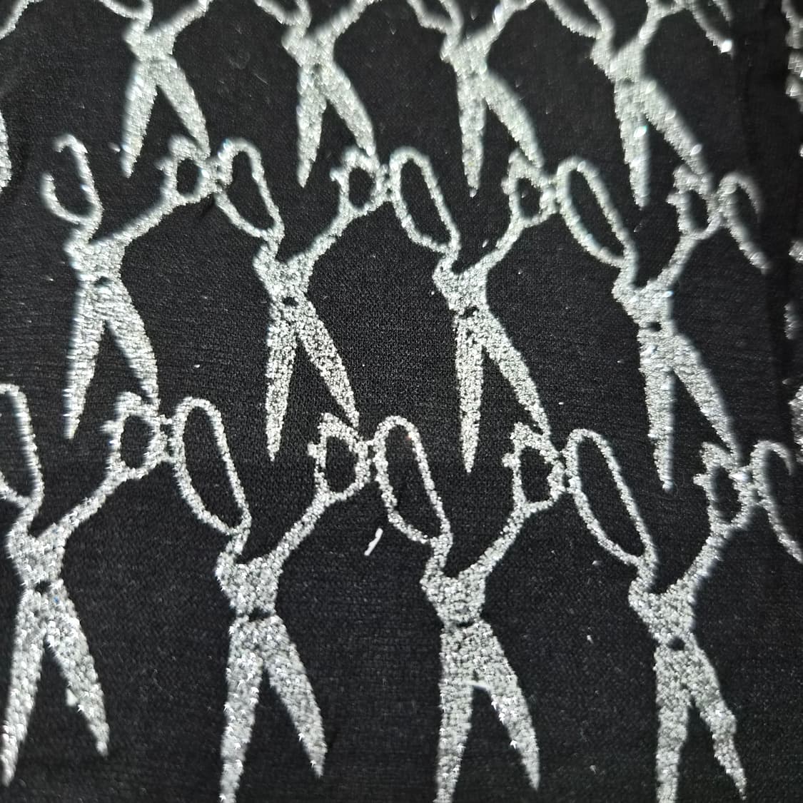 Boom Design 글리터 시저 패턴 블랙 팬티  스타킹 상품이미지2