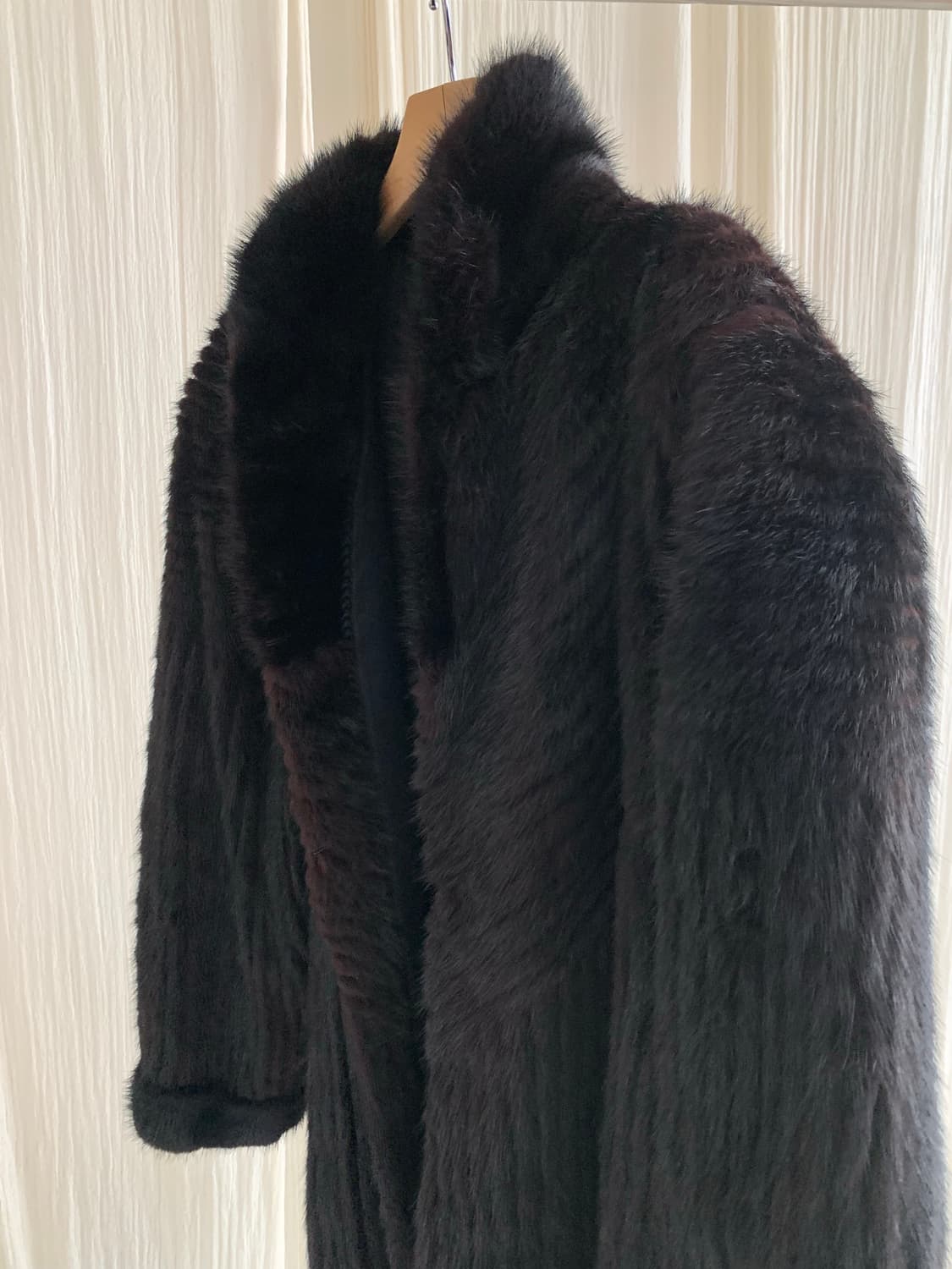 Chevron mink coat 상품이미지3