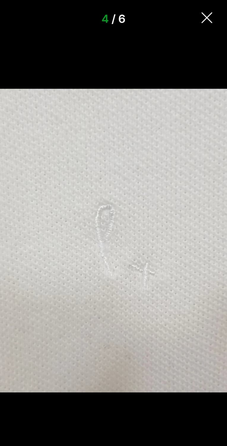 (S) 폴스미스 반팔 카라티 화이트 PK 폴로 티셔츠  상품이미지4