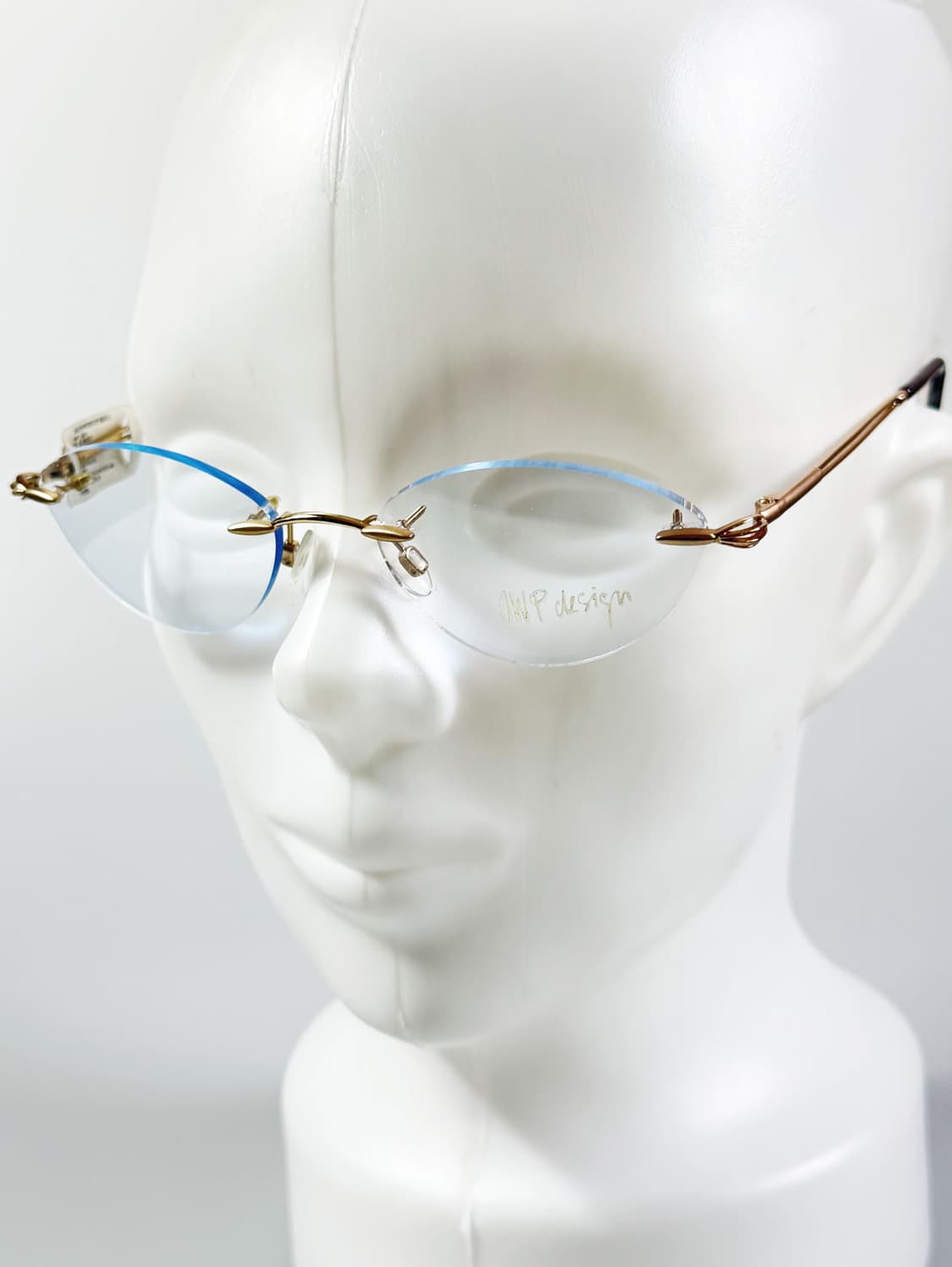 OWP DESIGN 무테 오벌 골드 메탈 빈티지 안경 상품이미지8