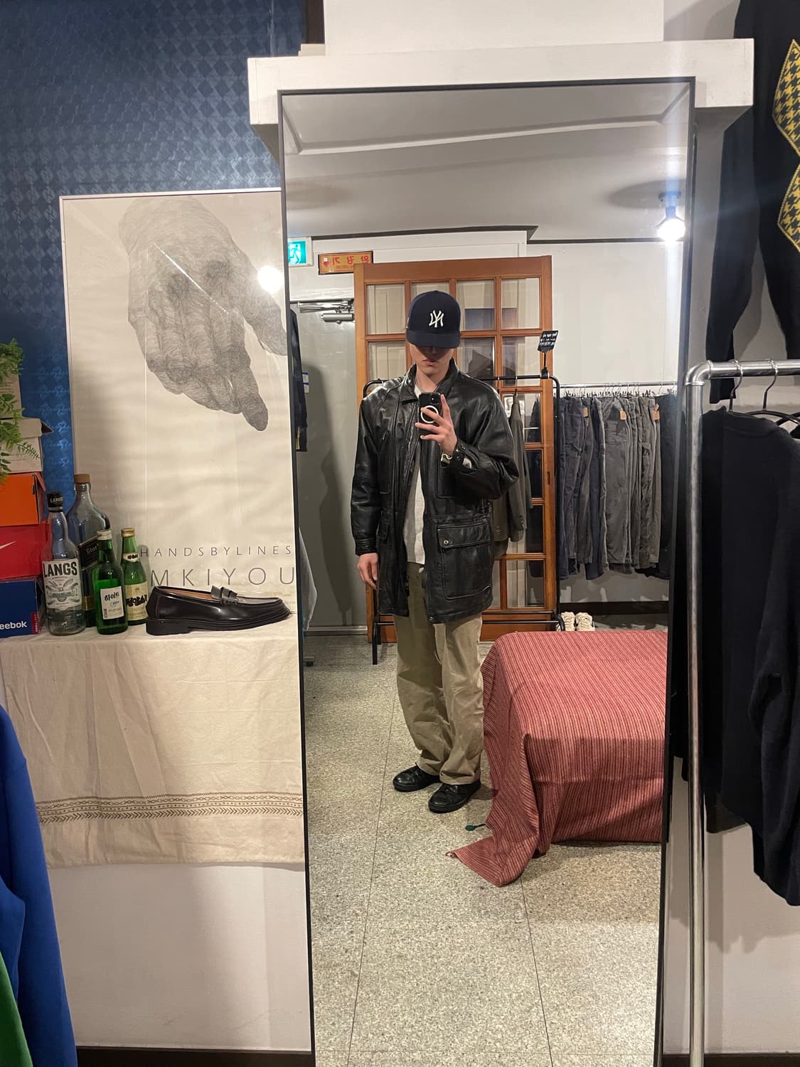 빈티지 레더 카코트 상품이미지3