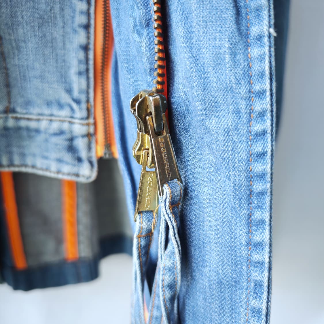 디스퀘어드2 페이크 레이어드 데님 자켓 46사이즈 상품이미지7