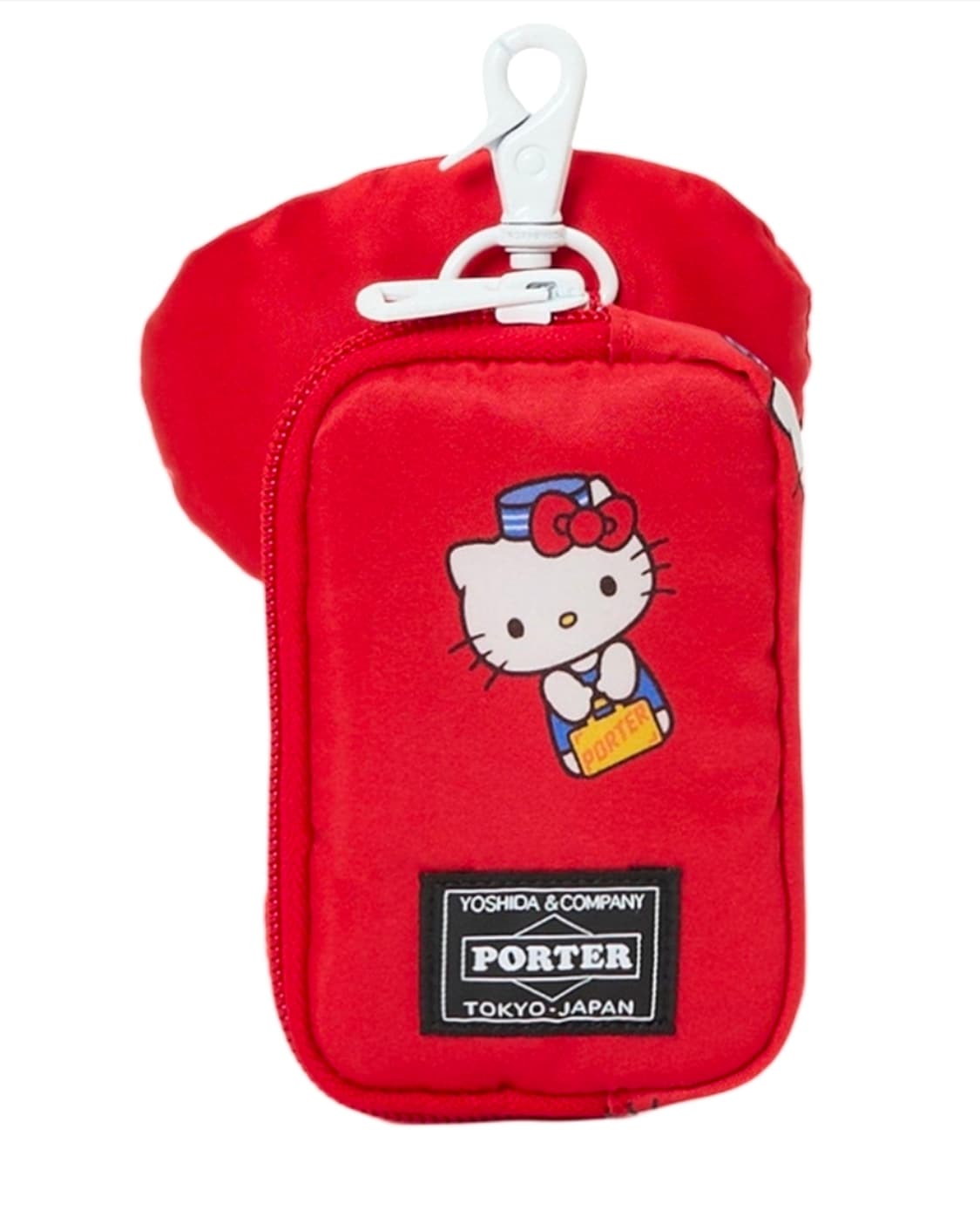 [새상품] 포터 x 헬로 키티 멀티 파우치 레드 상품이미지1
