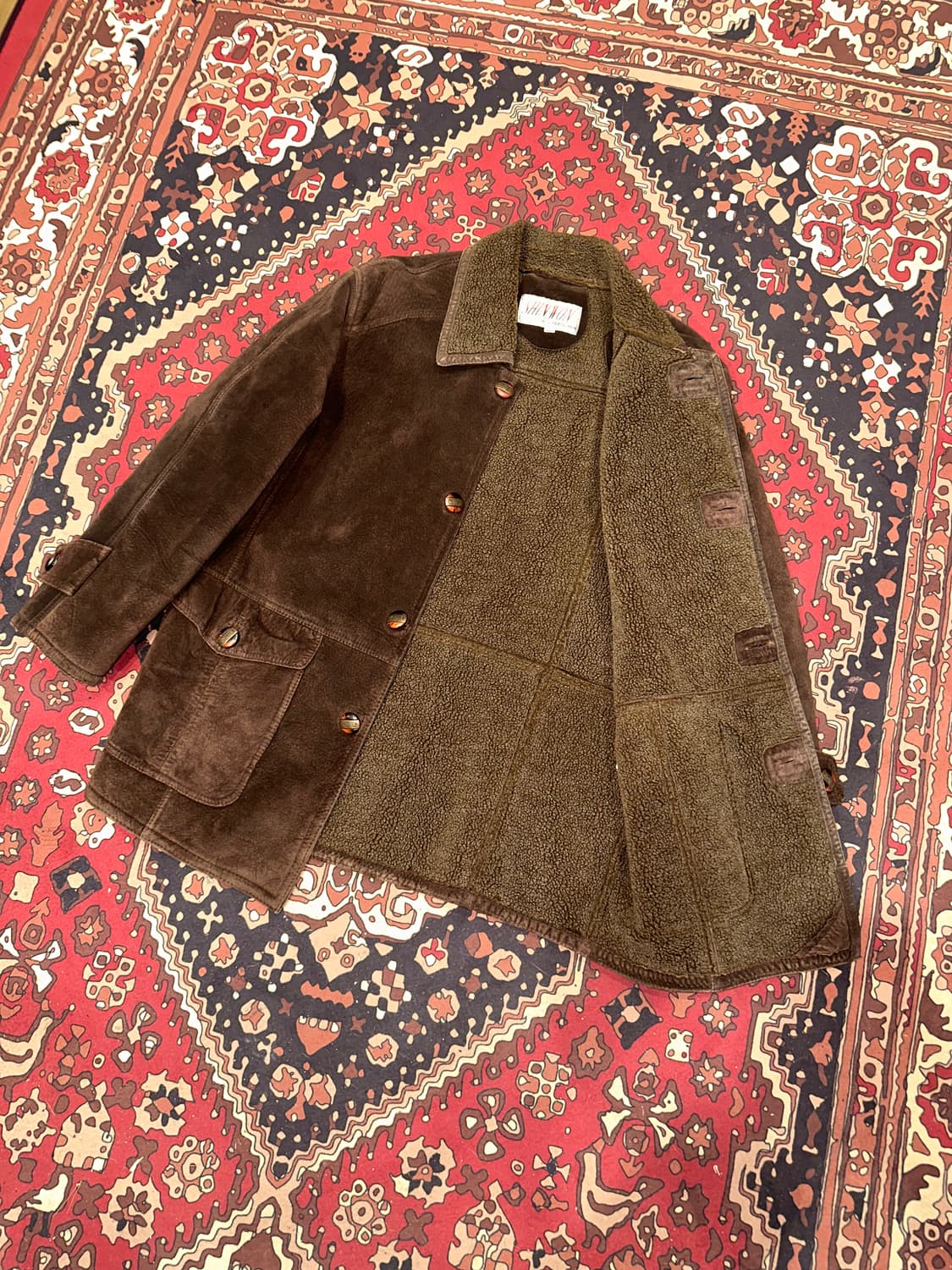 ( L ) 세무자켓 레더자켓 아메카지 워크웨어 빈티지가죽 가죽카코트 상품이미지6