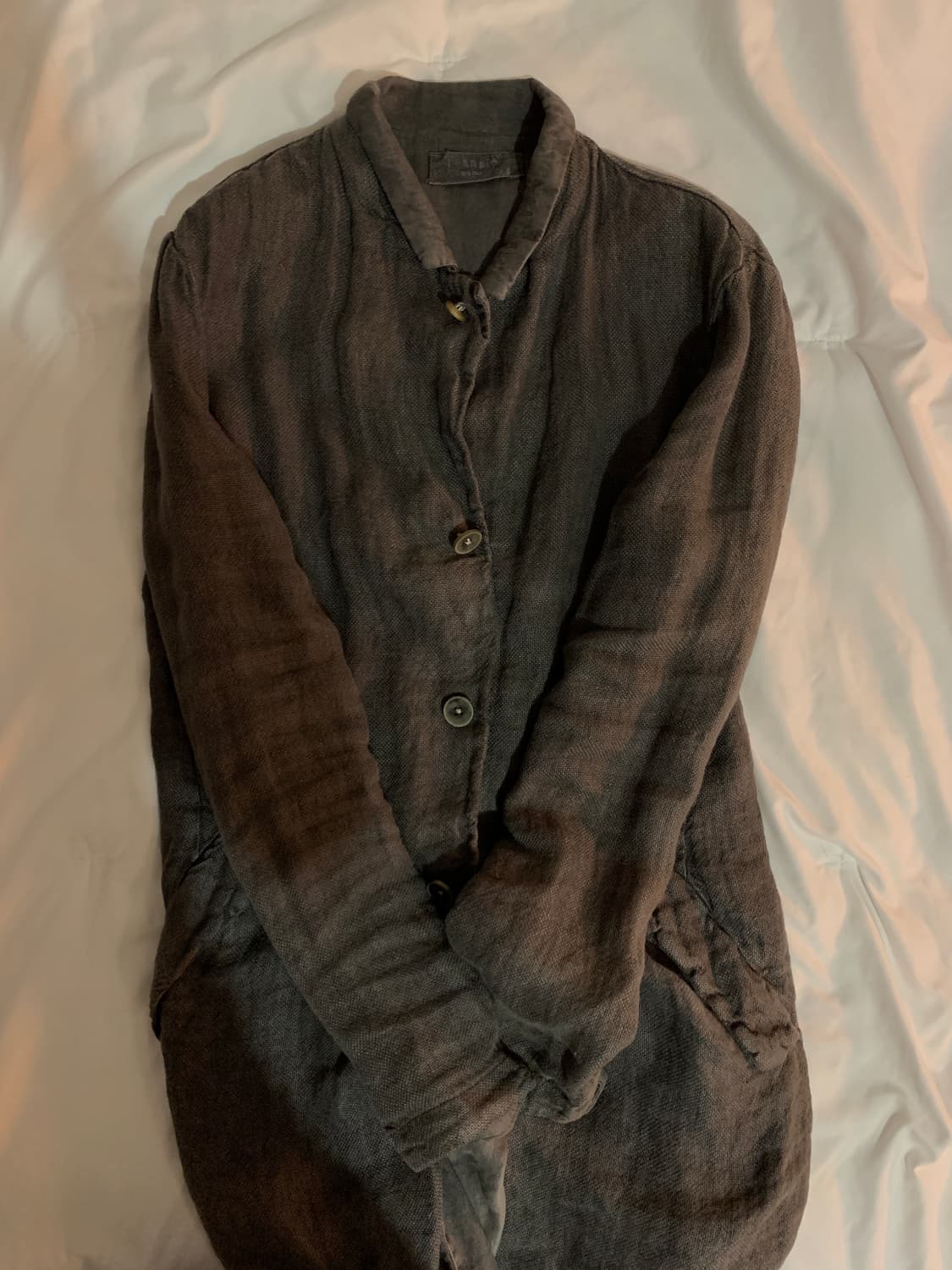 transit garment dyeing linen coat 상품이미지1