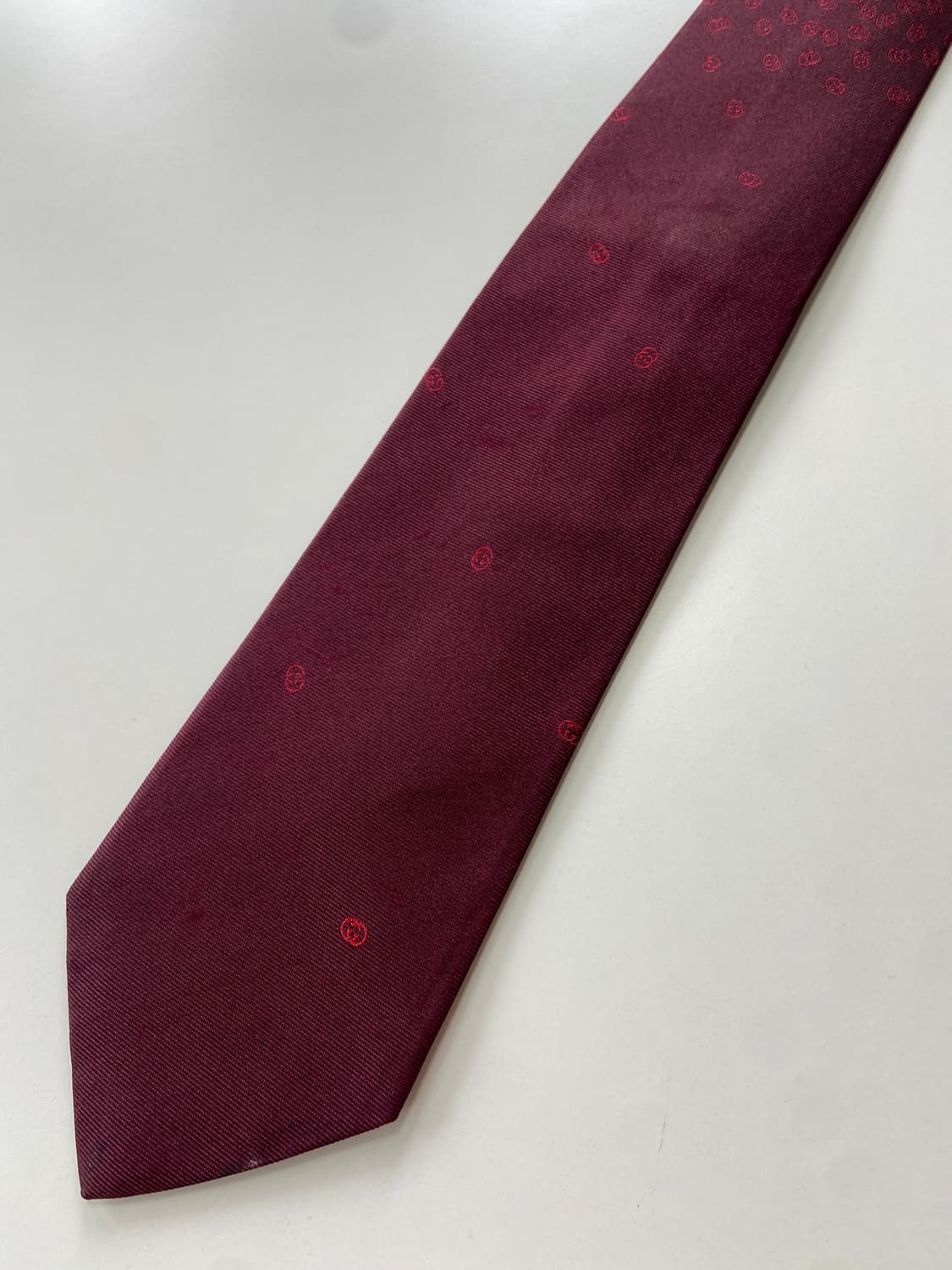 구찌(GUCCI)  명품 정품 모노그램 넥타이 8.2cm 상품이미지7