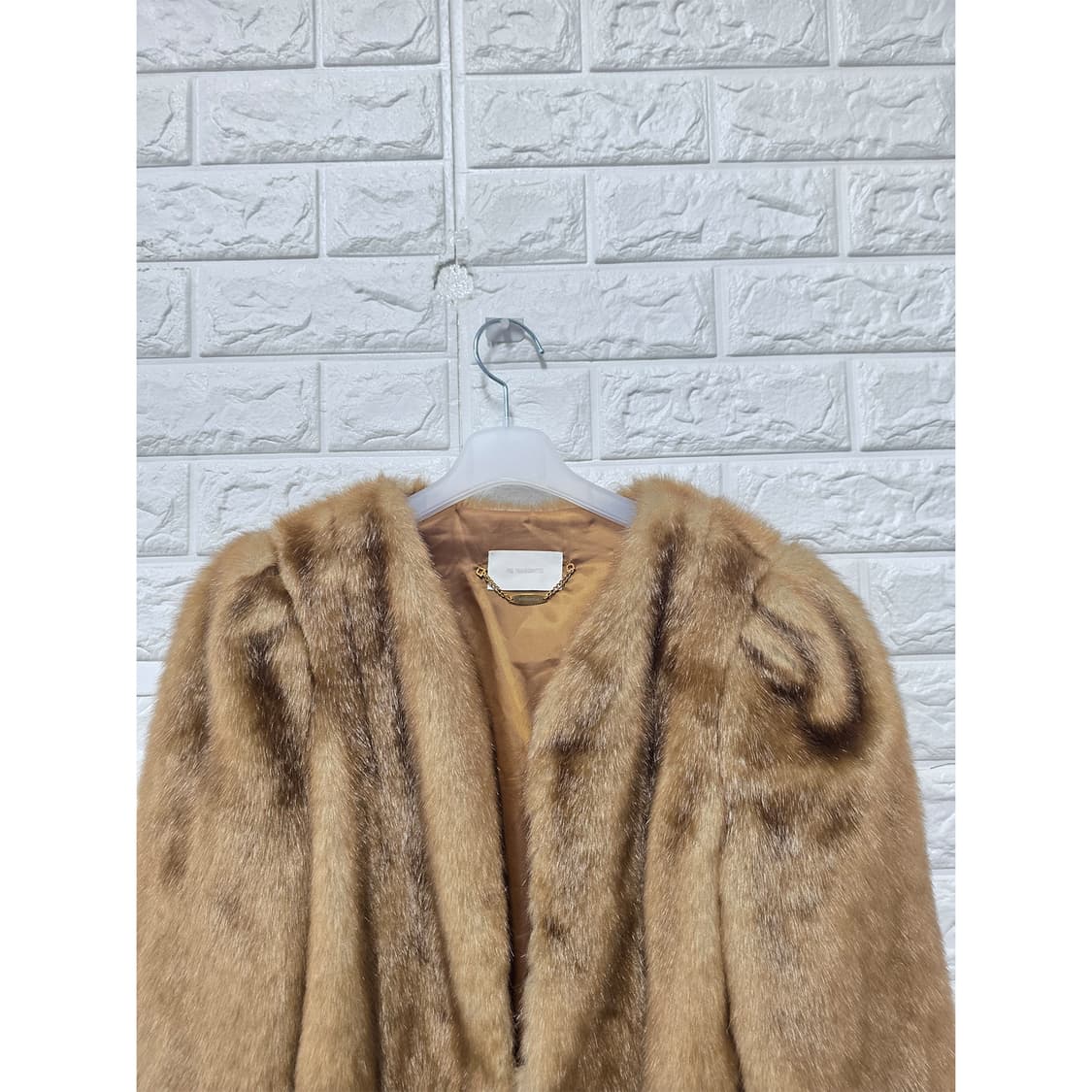 택포// Re Ribbontie 퍼 자켓 S  상품이미지3