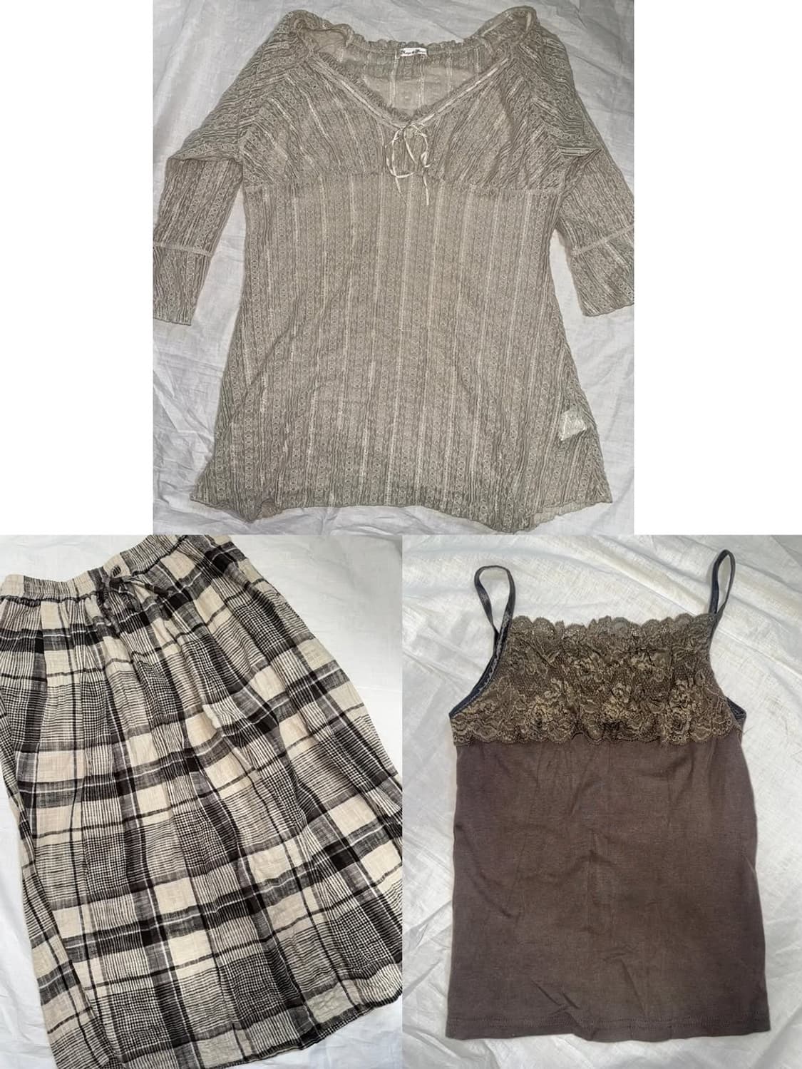 브라운 로즈 페어리 빈티지 코디세트 3pcs 상품이미지10