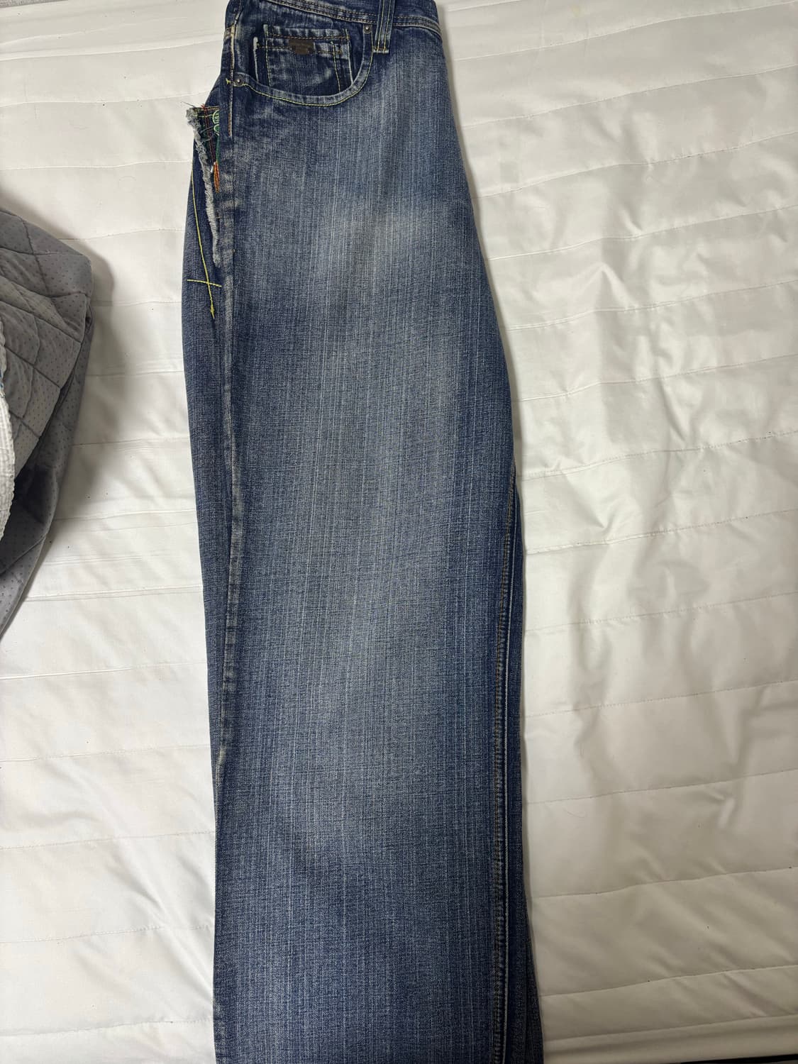 오리엔탈 자수 와이드 데님팬츠 상품이미지4