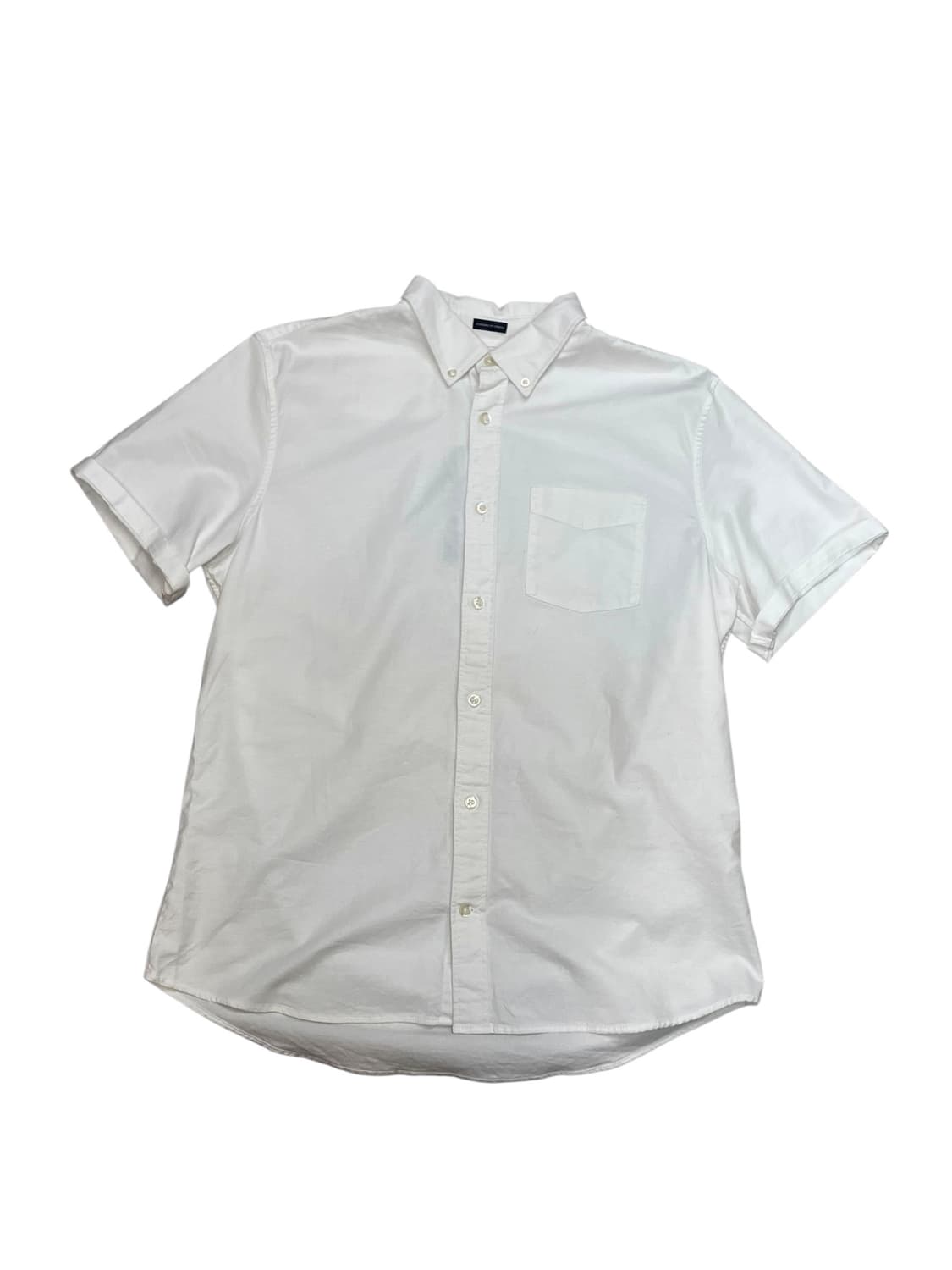 갭 코튼 카라 반팔 셔츠 화이트 M  #csz3368 상품이미지3