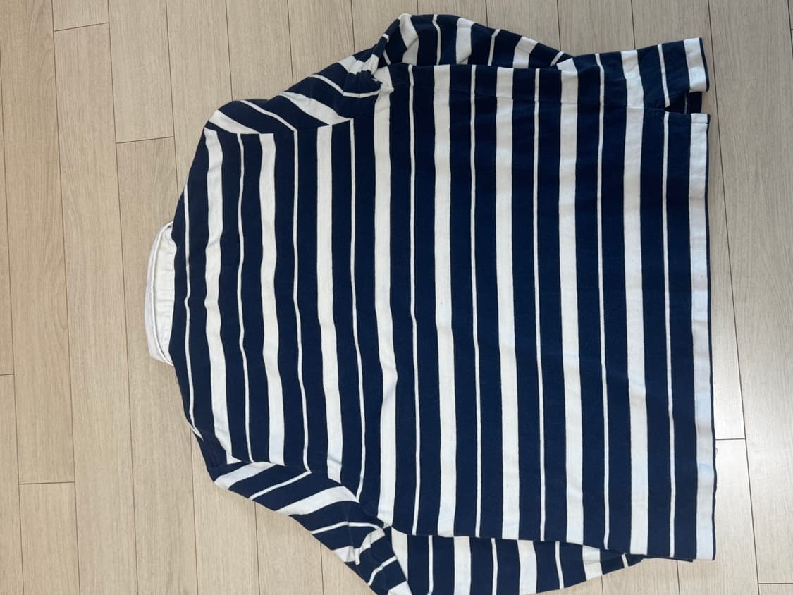 오리지널 일본판 00s 폴로랄프로렌 스트라이프 럭비티(LL) 상품이미지5