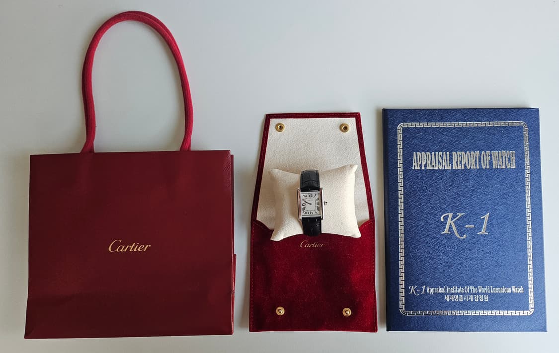 까르띠에 탱크 솔로 스틸 스몰 상품이미지8