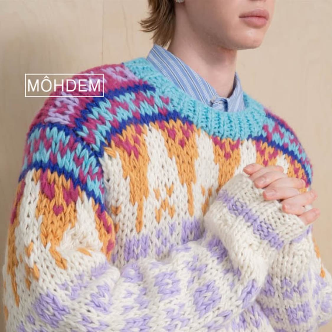 [premium]헤비울 노르딕 니트 상품이미지2