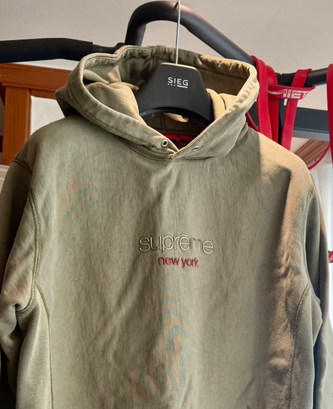 슈프림 [정품] 크롬 후드티 (시세 49만) 리버스위브 스웻셔츠 L(10 상품이미지1