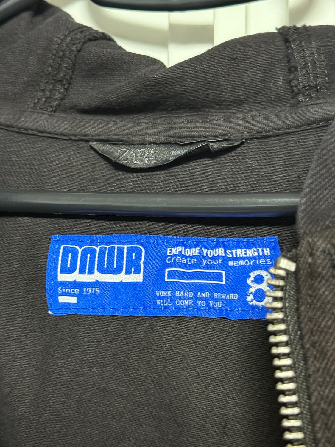 자라 크롭 후드집업 L 상품이미지2