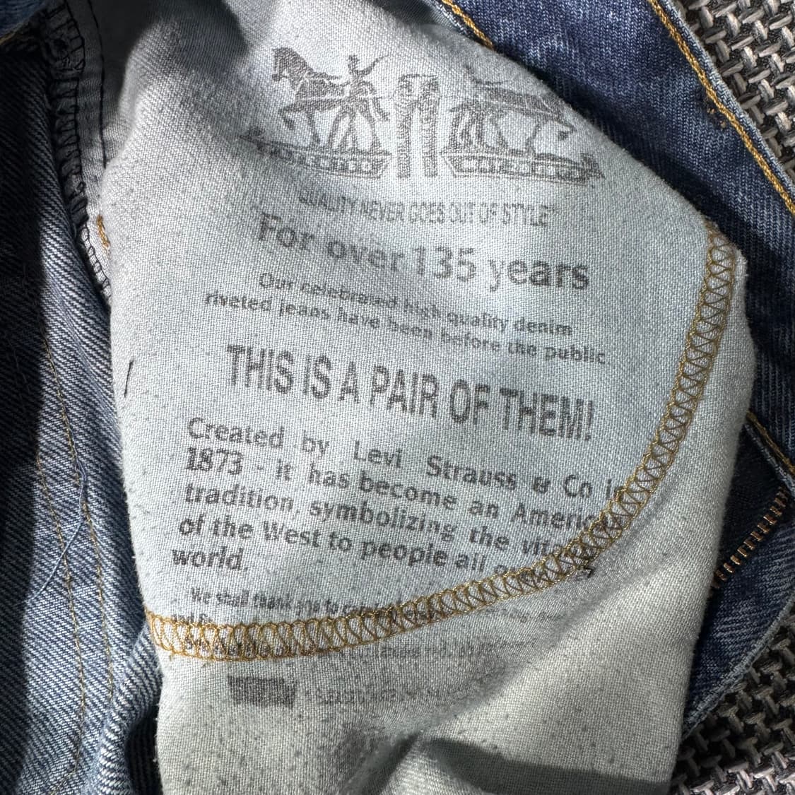 리바이스 517 데님 팬츠 ( 33/OLD-8270 ) 상품이미지5