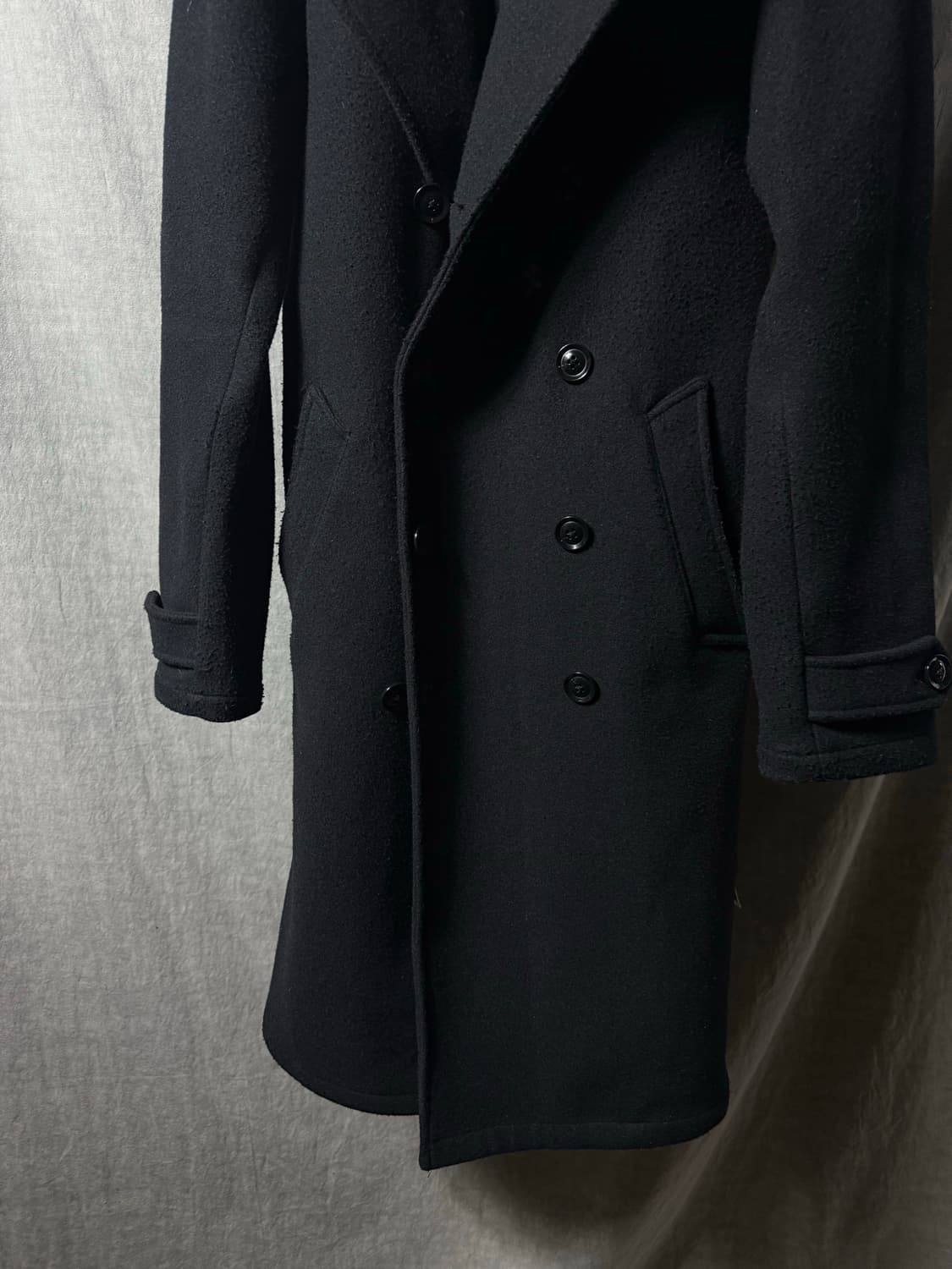 CIVARIZE Wool Long Belted Trench Coat 상품이미지3