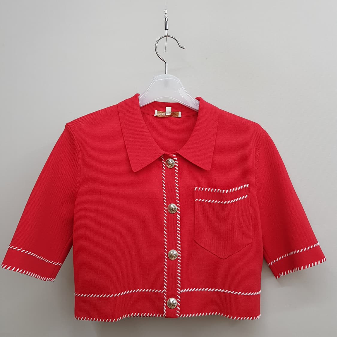 MAJE 마쥬 스티치 포인트 골드버튼 가디건 1사이즈 상품이미지2