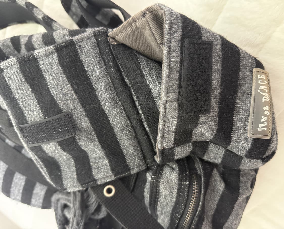 텐스댄스 Wool stripe backpack Black판매 상품이미지7