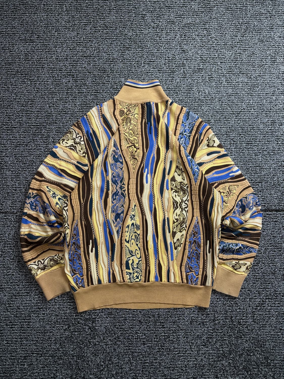 00s 아카이브 빈티지 케이블 패턴 카라넥 스웨터 2149 상품이미지4