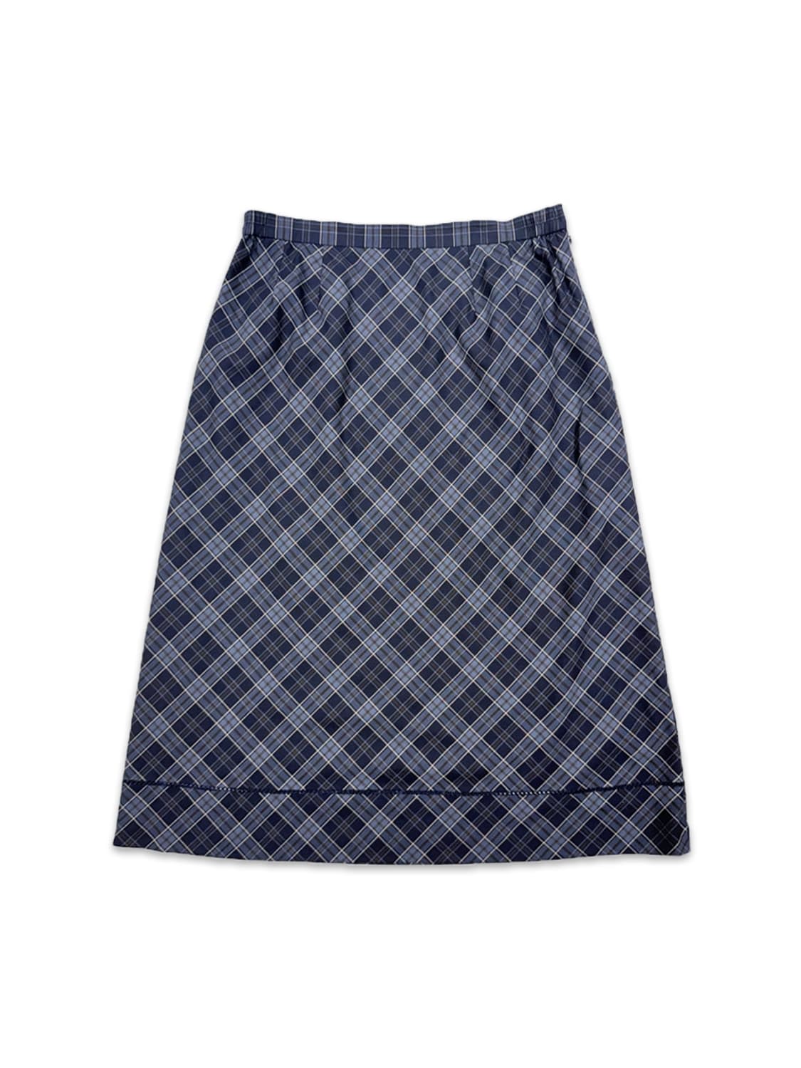 빈티지 DAKS 체크 롱 스커트 상품이미지1