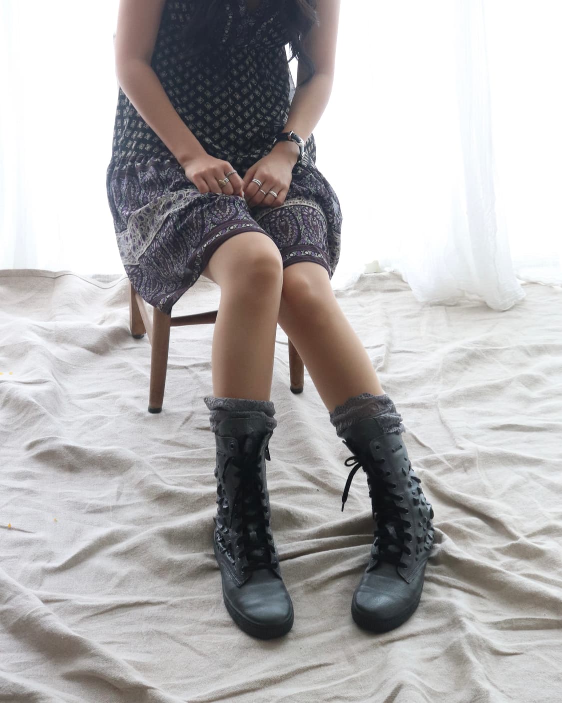 [Diesel] Stud Lace-Up Boots 상품이미지5