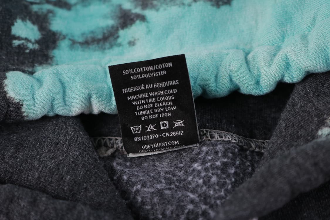 [L] 오베이 블랙 타이다이 로즈 후드티 상품이미지4