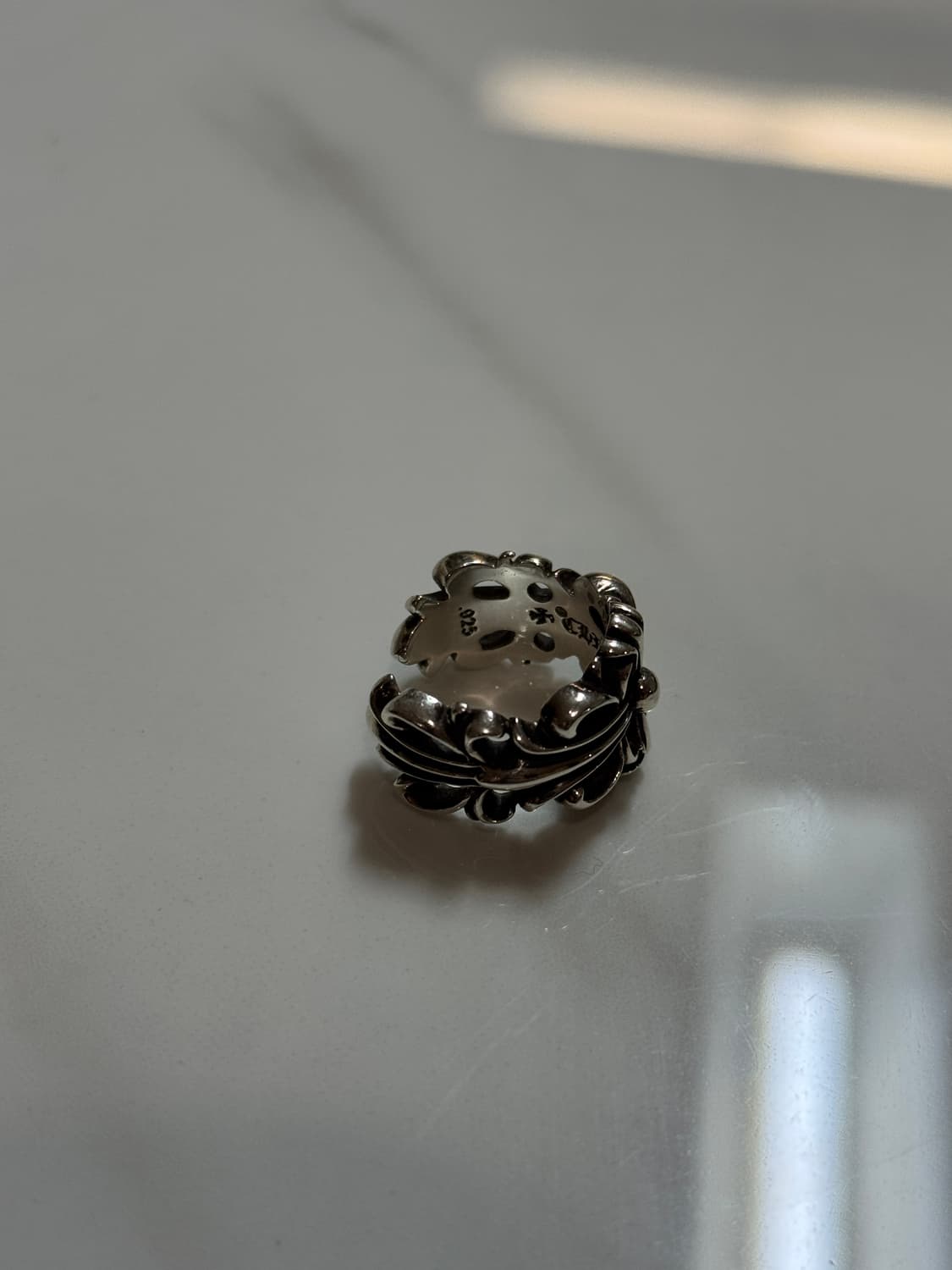 [US6.5]크롬하츠 더블플로랄링 상품이미지4