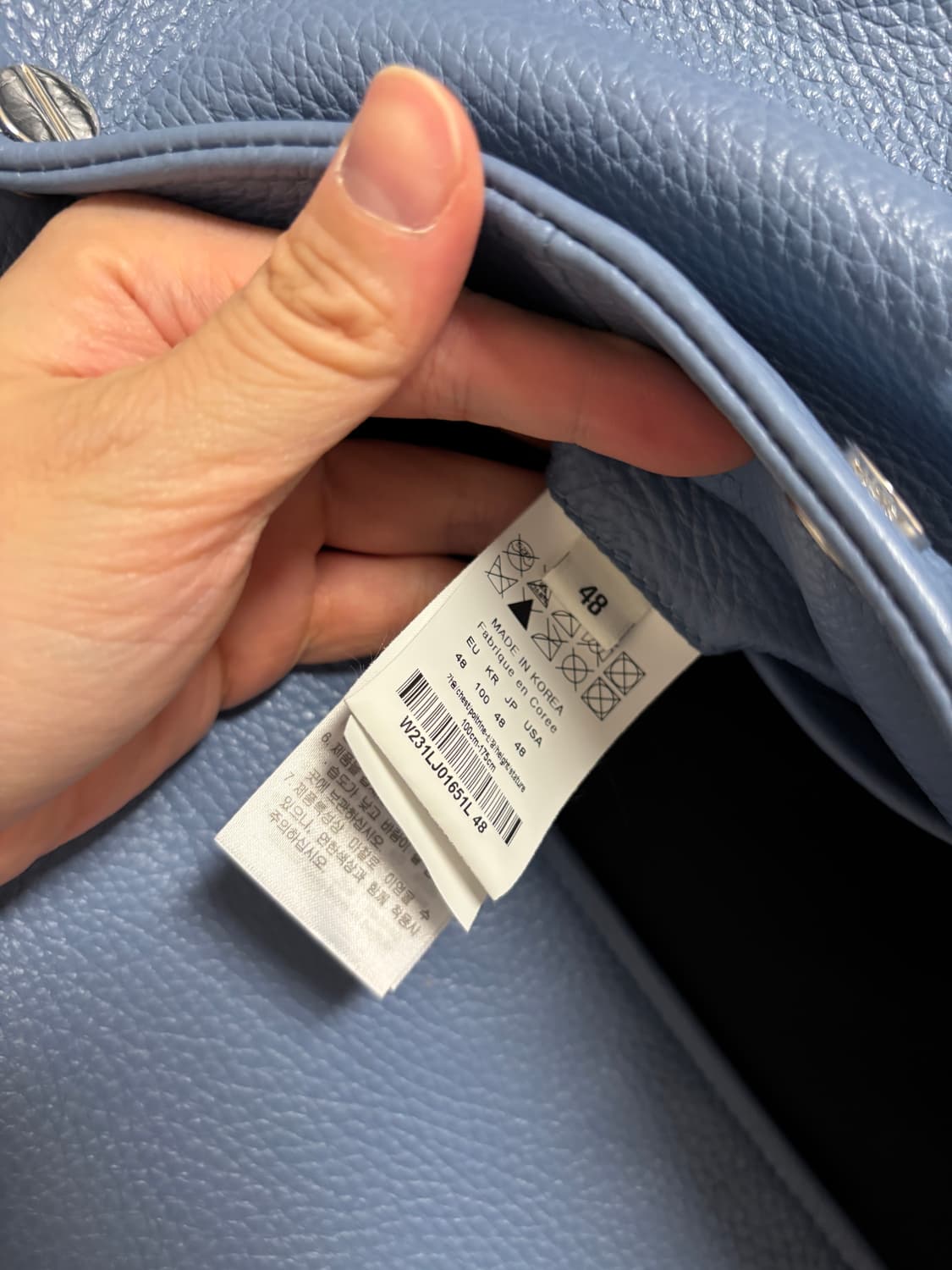 [48] 우영미 23시즌 바시티자켓 상품이미지3