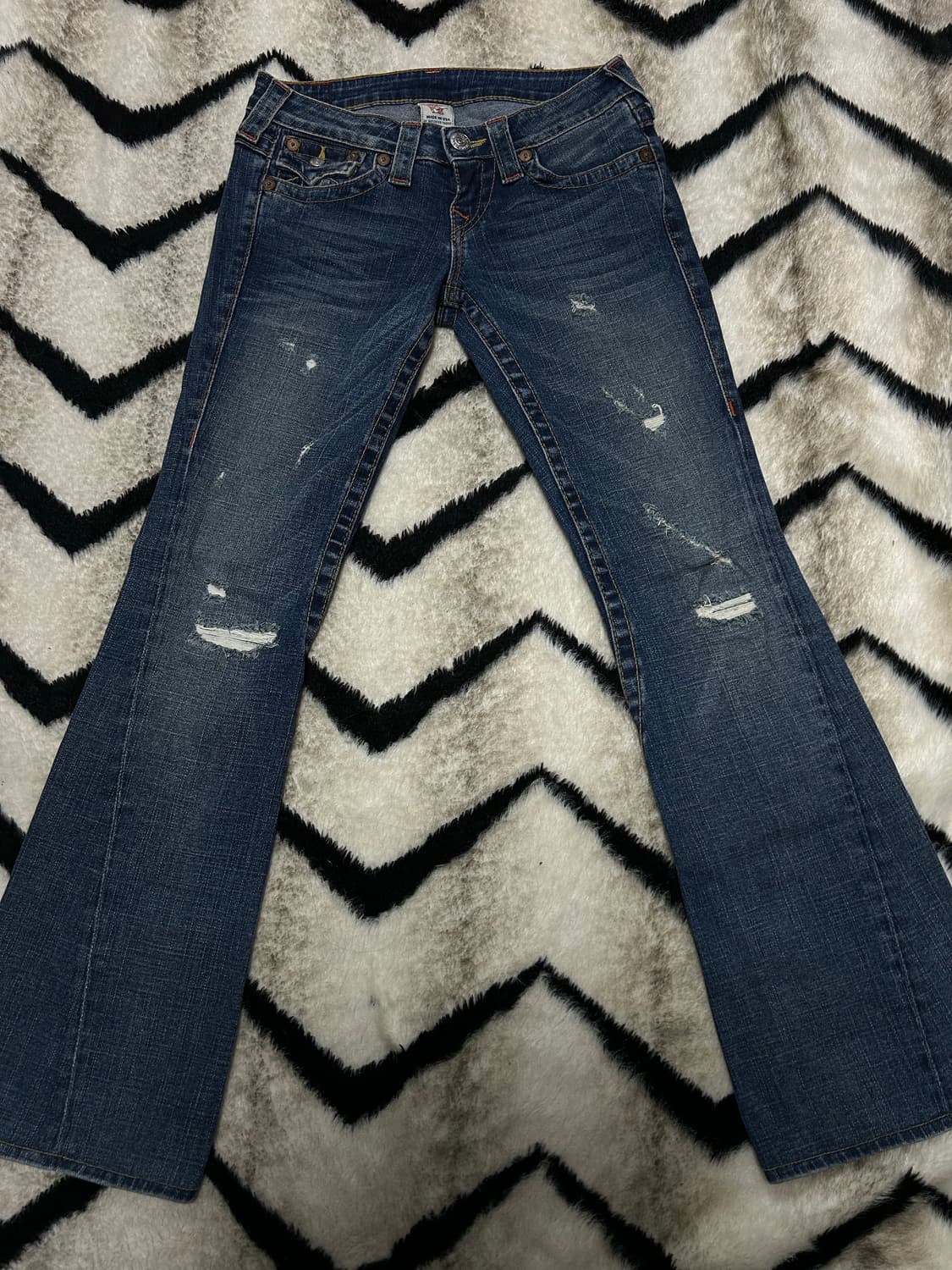 [26]트루릴리전 Joy 데미지 부츠컷/스판 상품이미지3