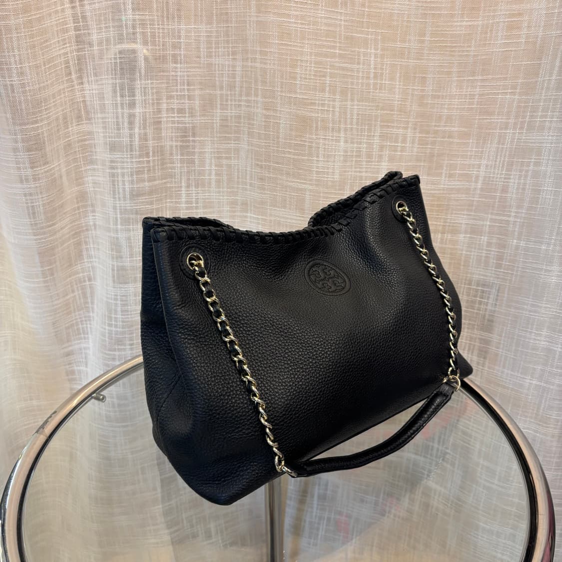 정품 토리버치 가죽 체인 숄더백     상품이미지2