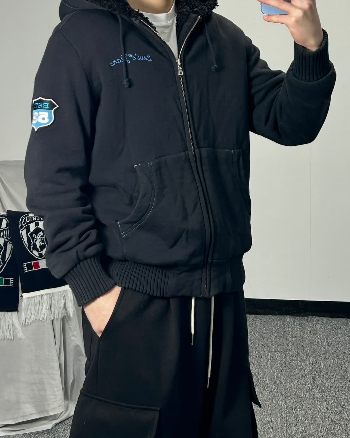 리바이스 진스 쉐르파 후드집업  상품이미지2