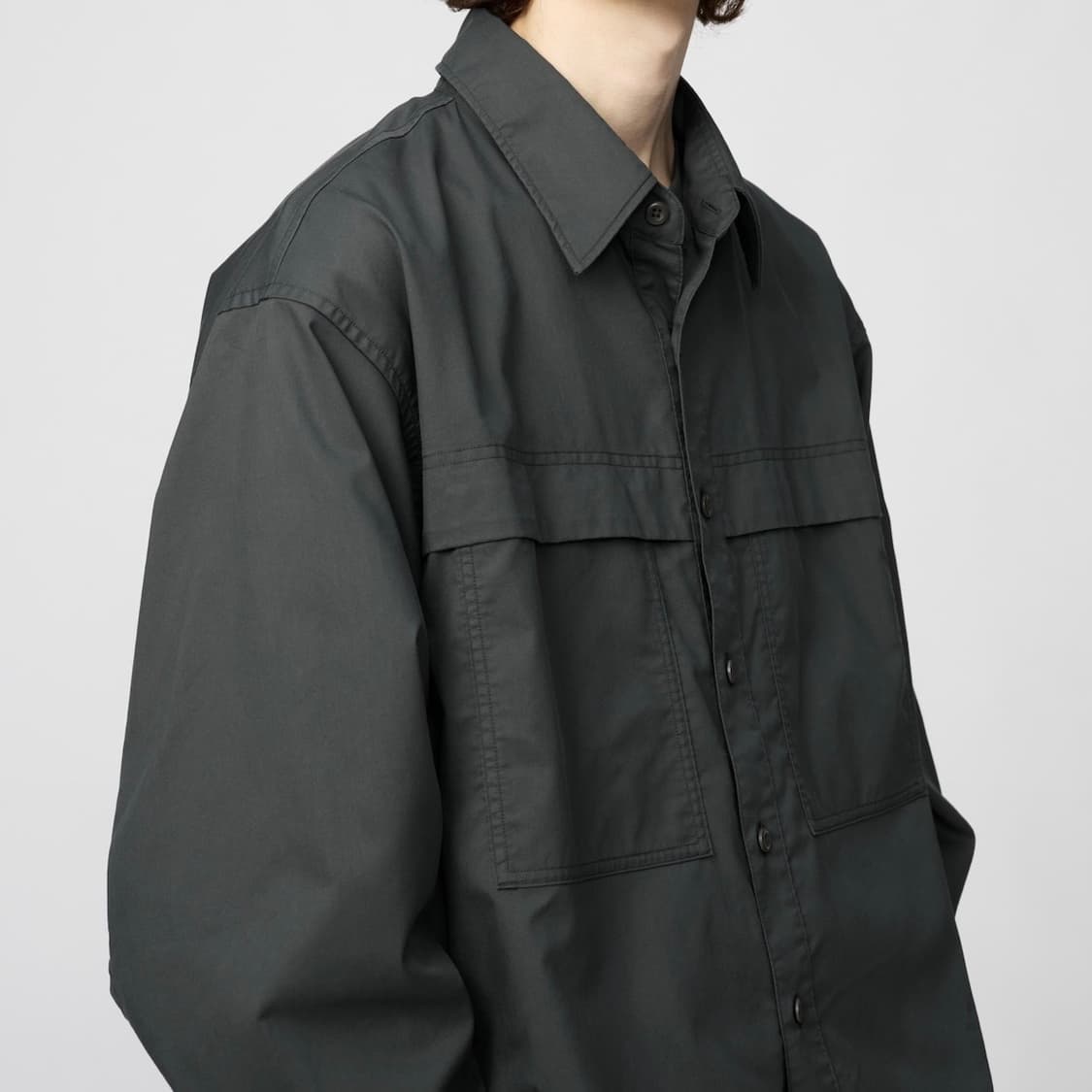 유니클로 U 유틸리티오버사이즈셔츠 상품이미지2