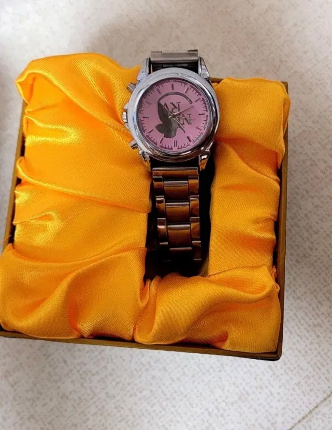 고전 레어) 세상품 한정판 에반게리온 핑크버전 여성용 손목시계 상품이미지3