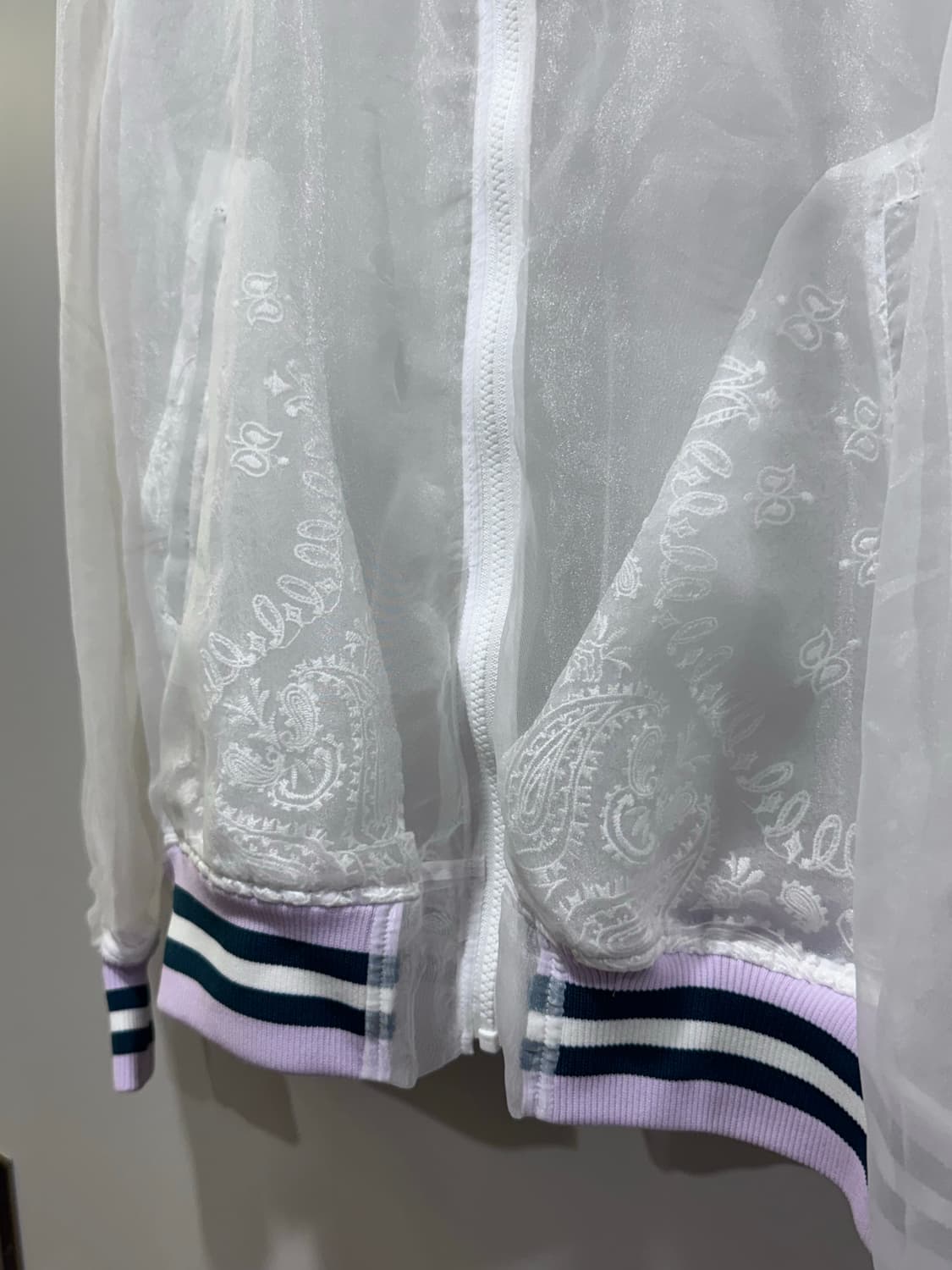 미스터 젠틀맨 MR.GENTLEMEN 시스루 봄버 재킷 상품이미지4